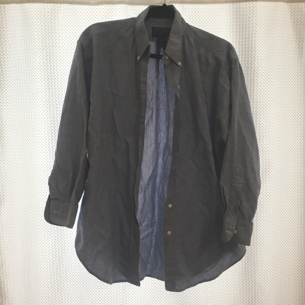 Blue button up
